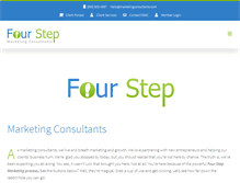 Tablet Screenshot of fourstepmarketingconsultants.com